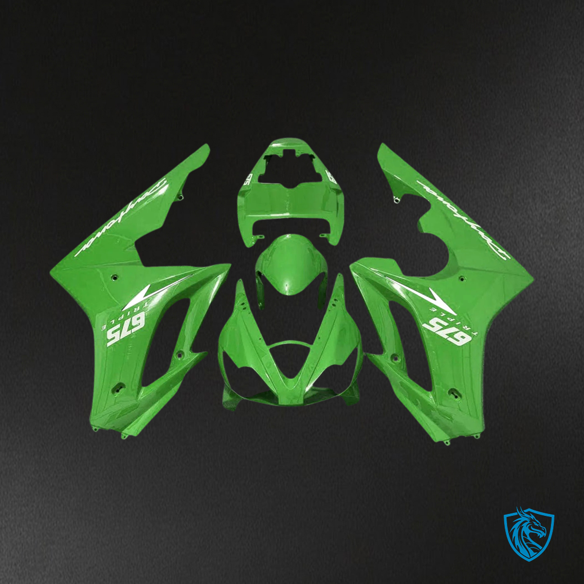 Triumph Daytona 675 (2006-2008) Green - Fairing Kit