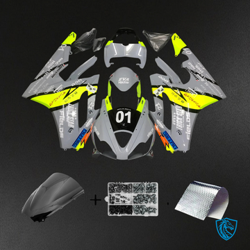 Triumph Daytona 675 (2006-2008) Grey & Yellow - Fairing Kit