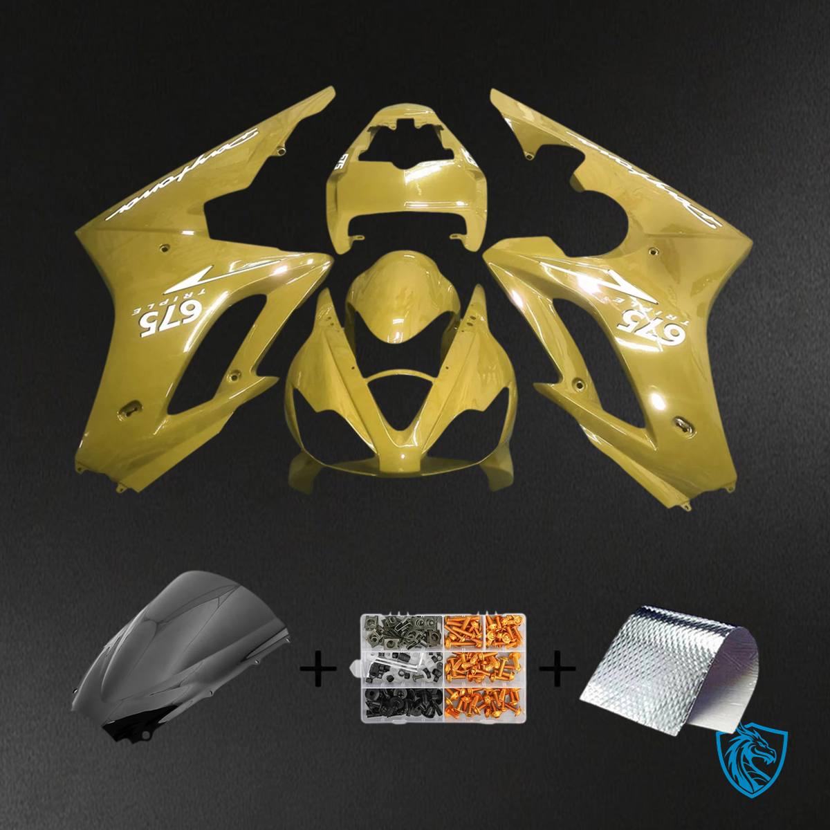 Triumph Daytona 675 (2006-2008) Khaki - Fairing Kit