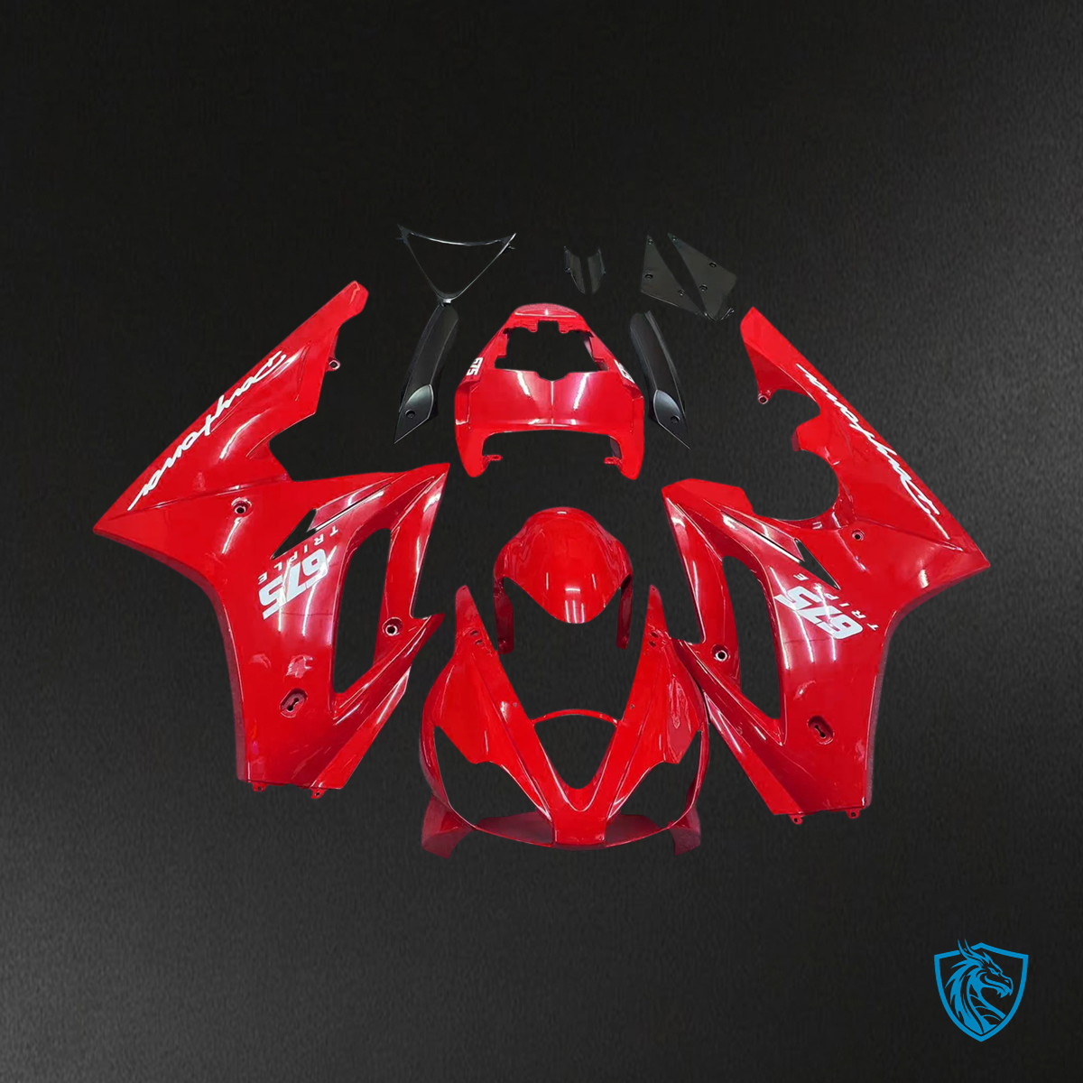 Triumph Daytona 675 (2006-2008) Red - Fairing Kit