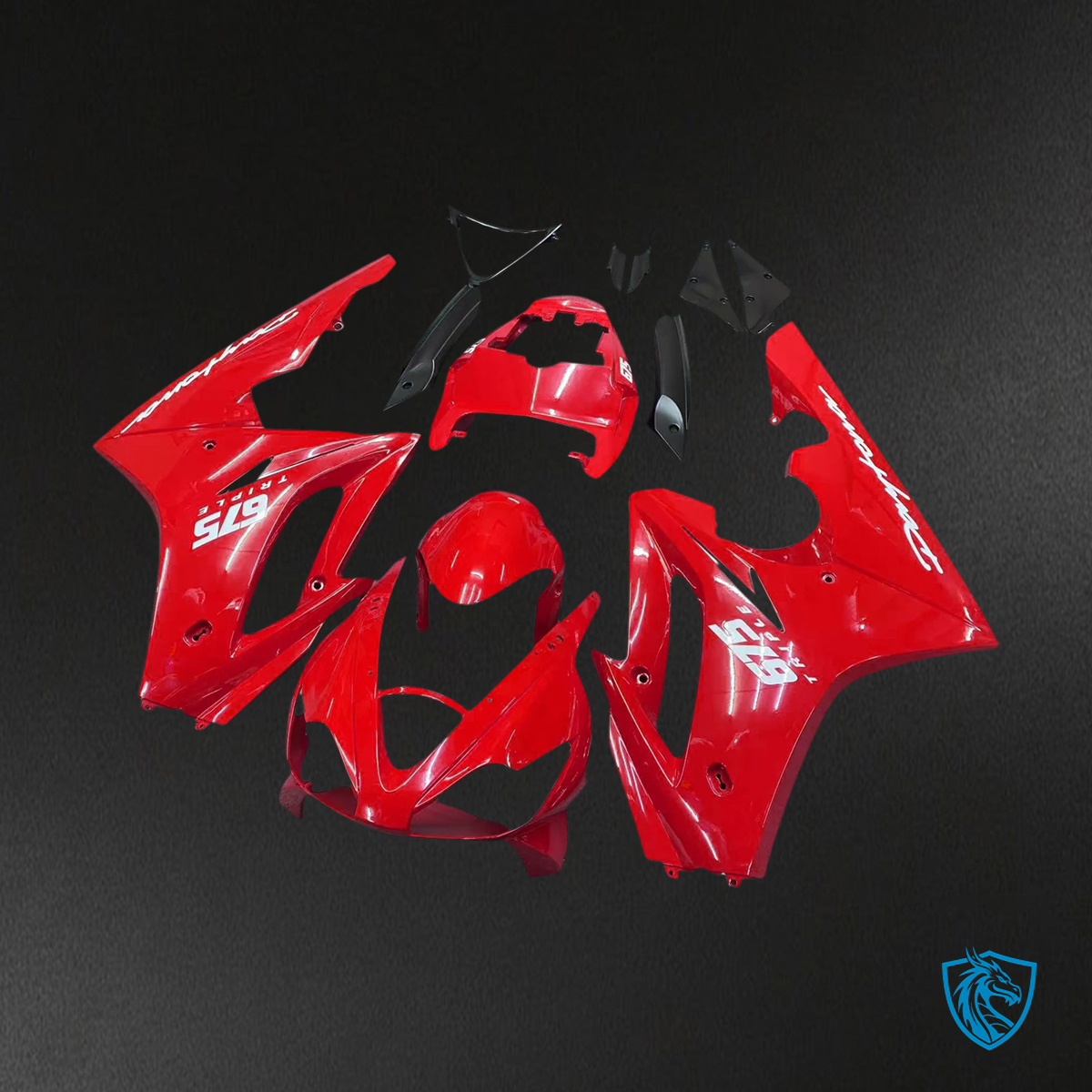 Triumph Daytona 675 (2006-2008) Red - Fairing Kit