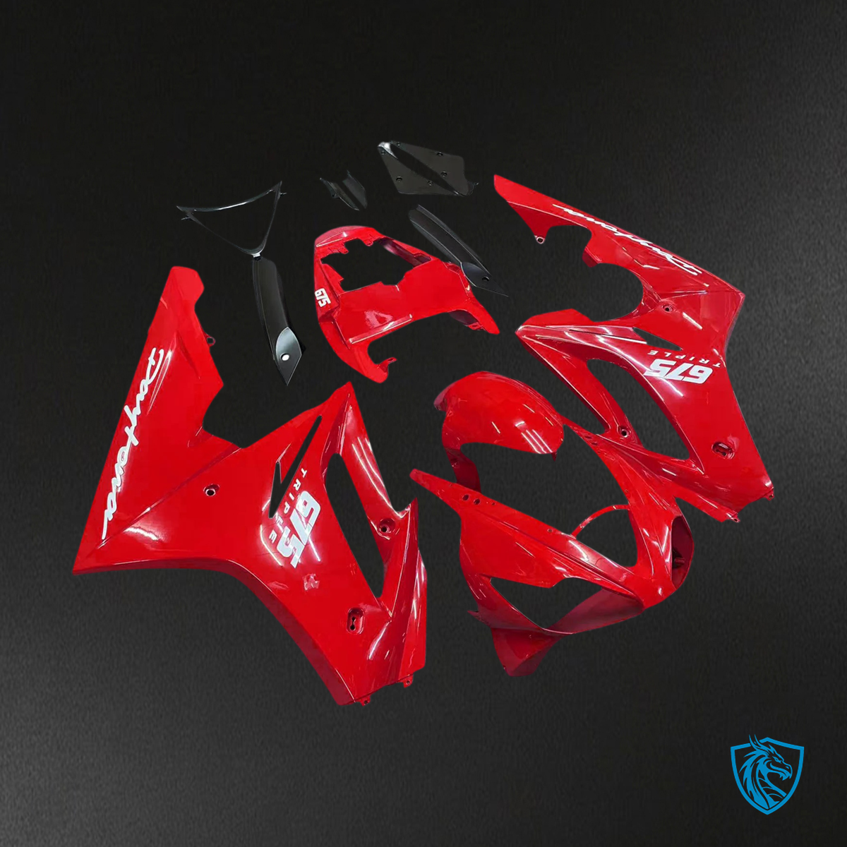 Triumph Daytona 675 (2006-2008) Red - Fairing Kit