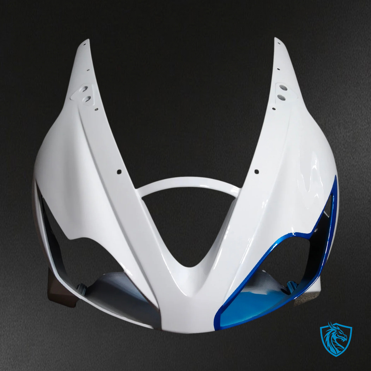 Triumph Daytona 675 (2006-2008) White & Blue - Fairing Kit