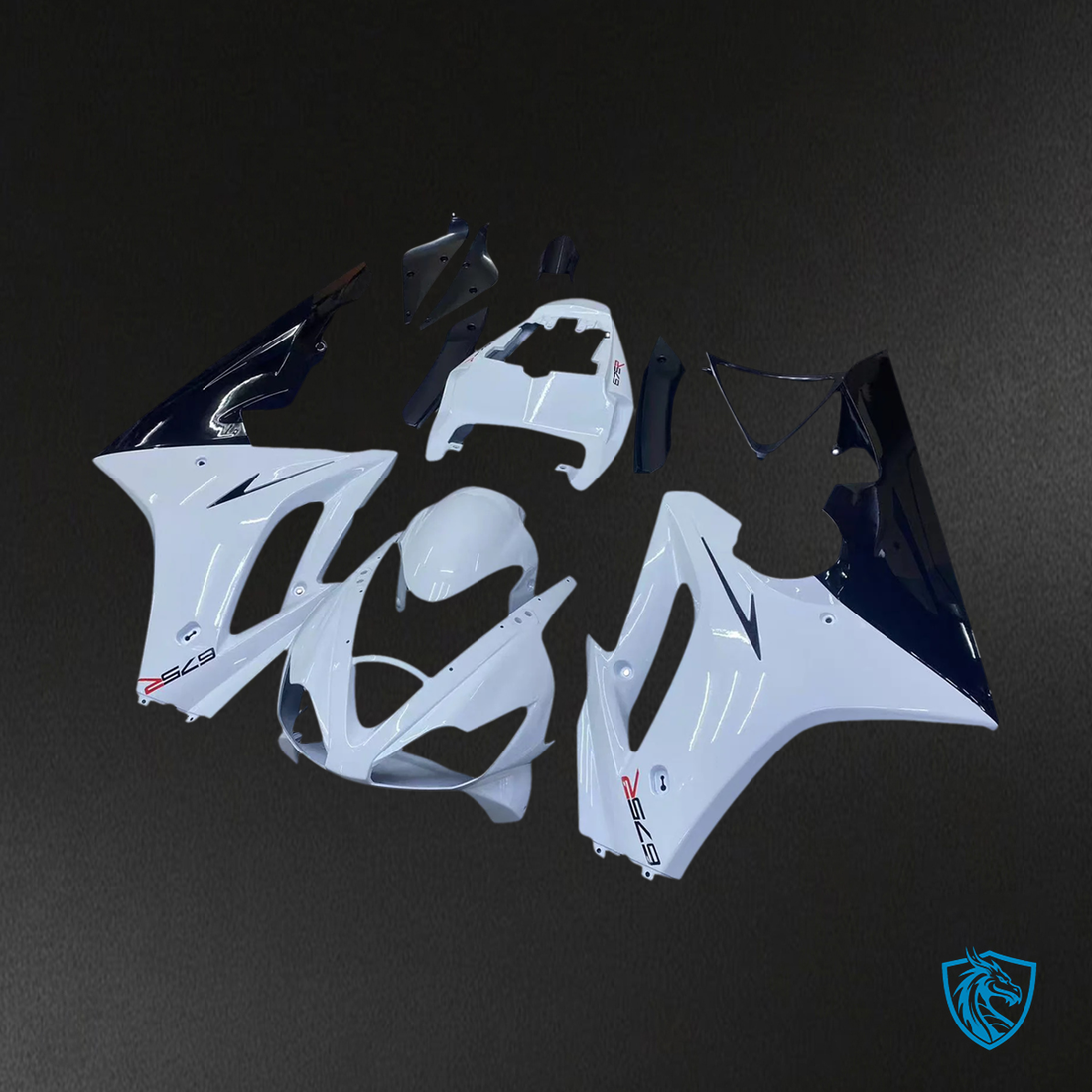 Triumph Daytona 675 (2006-2008) White - Fairing Kit