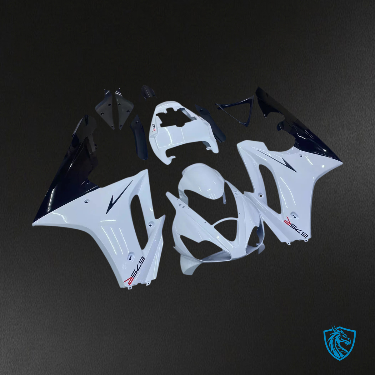 Triumph Daytona 675 (2006-2008) White - Fairing Kit