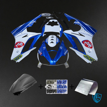 Triumph Daytona 675 (2006-2008) White & Blue Style2 - Fairing Kit