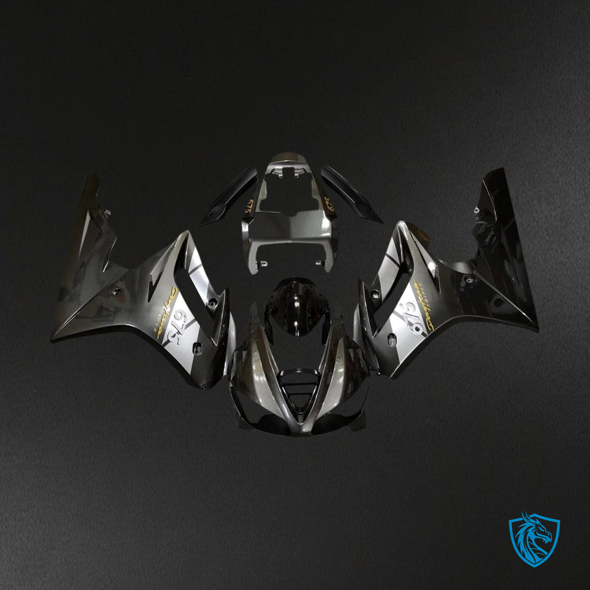 Triumph Daytona 675 (2009-2012) Black Style3 - Fairing Kit