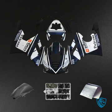 Triumph Daytona 675 (2009-2012) Black & White - Fairing Kit