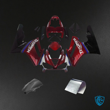 Triumph Daytona 675 (2009-2012) Black & Red - Fairing Kit