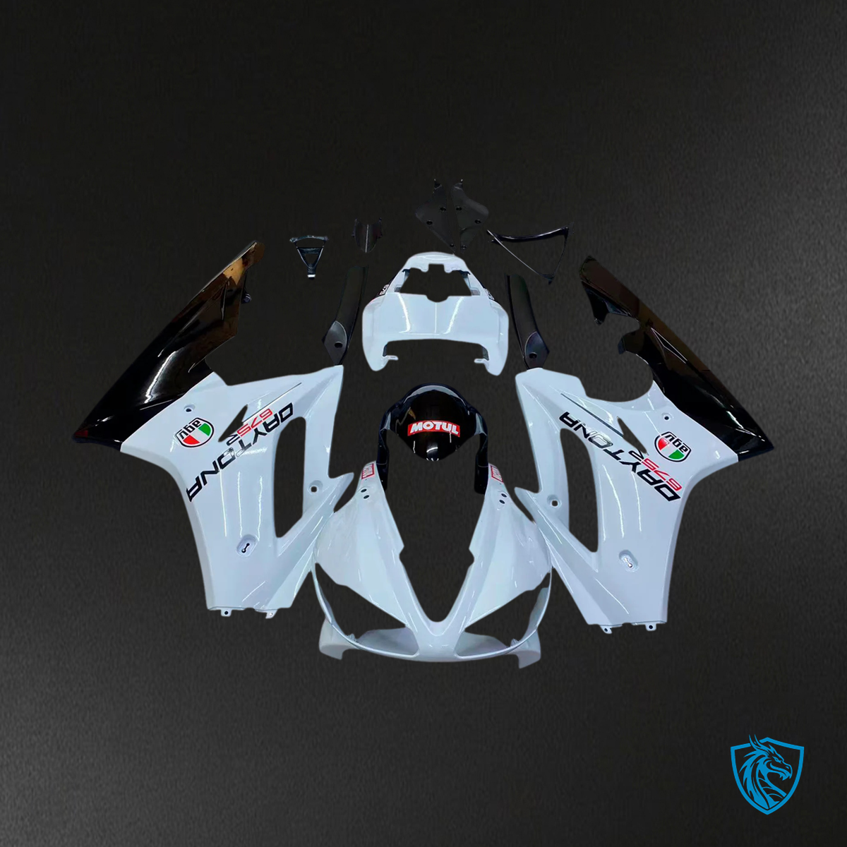 Triumph Daytona 675 (2009-2012) White -  Fairing Kit