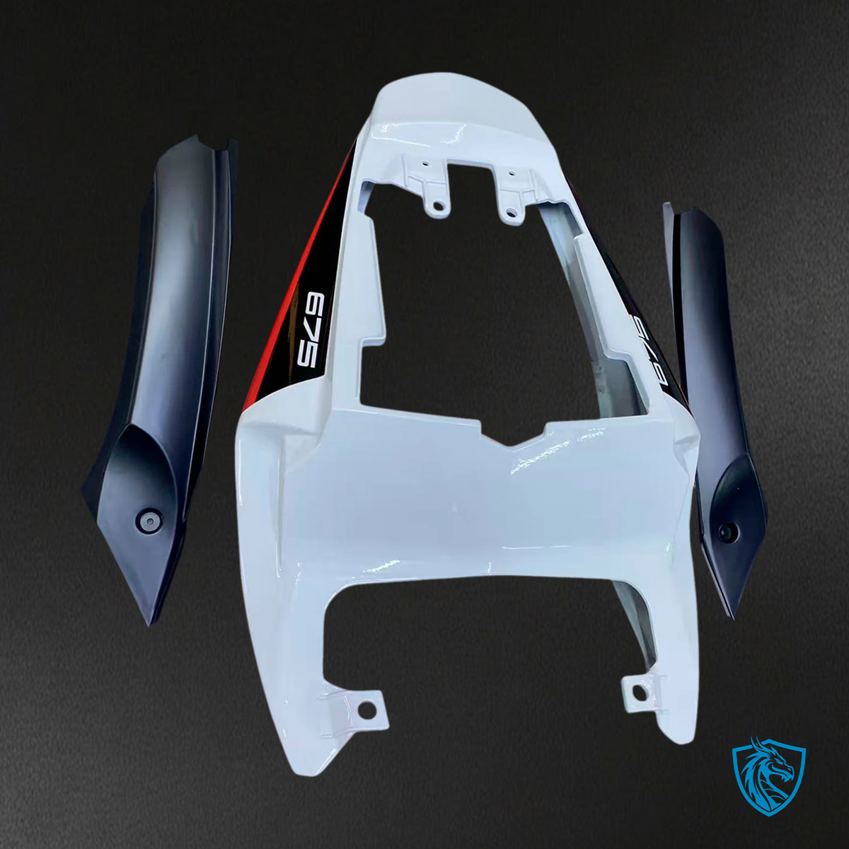 Triumph Daytona 675 (2009-2012) White -  Fairing Kit