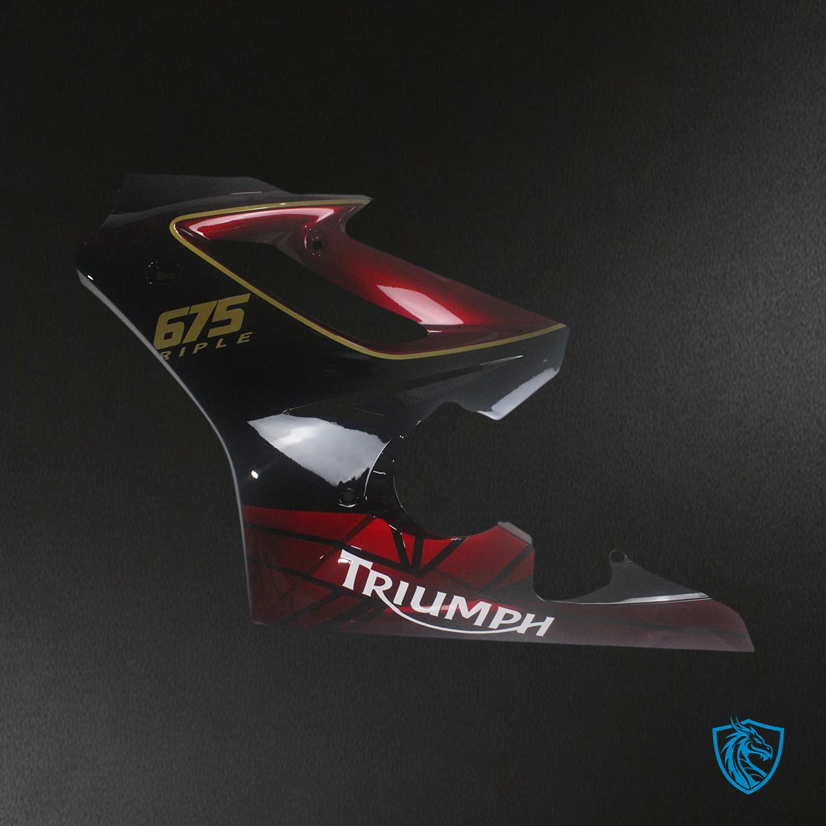 Triumph Daytona 675 (2009-2012) Red & Black - Fairing Kit