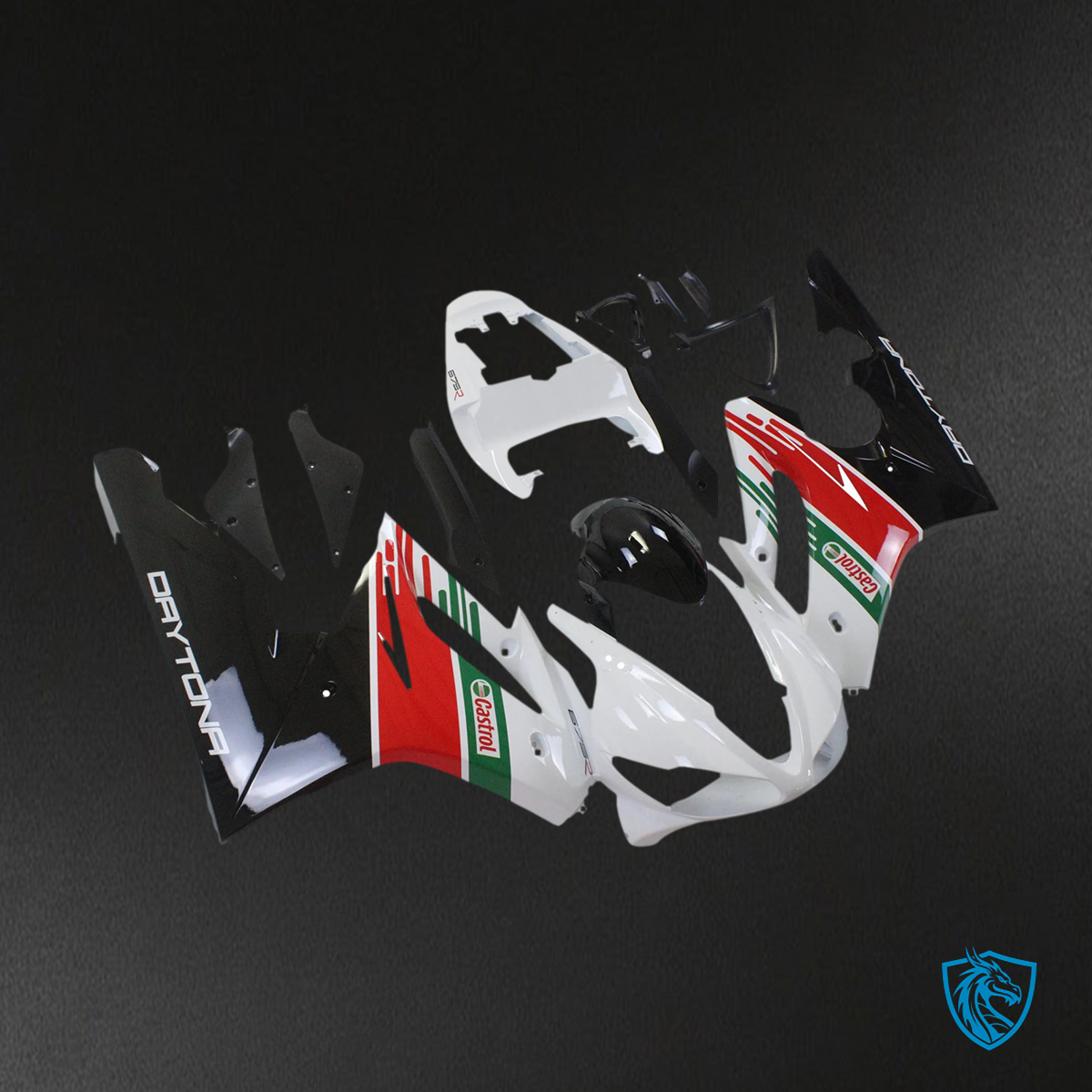 Triumph Daytona 675 (2009-2012) Red & Green - Fairing Kit