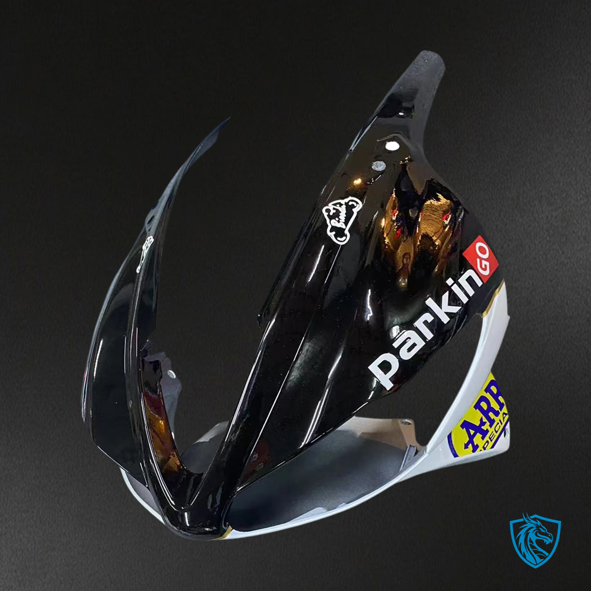 Triumph Daytona 675 (2009-2012) White & Black Style 1 - Fairing Kit