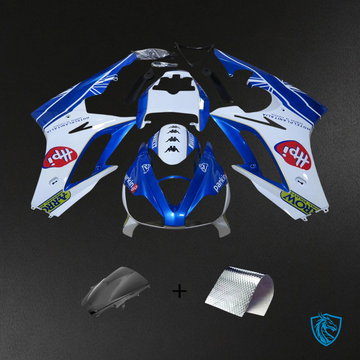 Triumph Daytona 675 (2009-2012) White & Blue - Fairing Kit