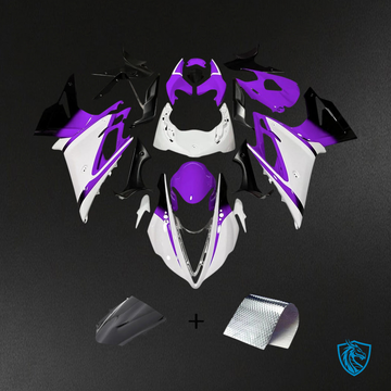 Triumph Daytona 675 (2013-2017) Purple & White - Fairing Kit