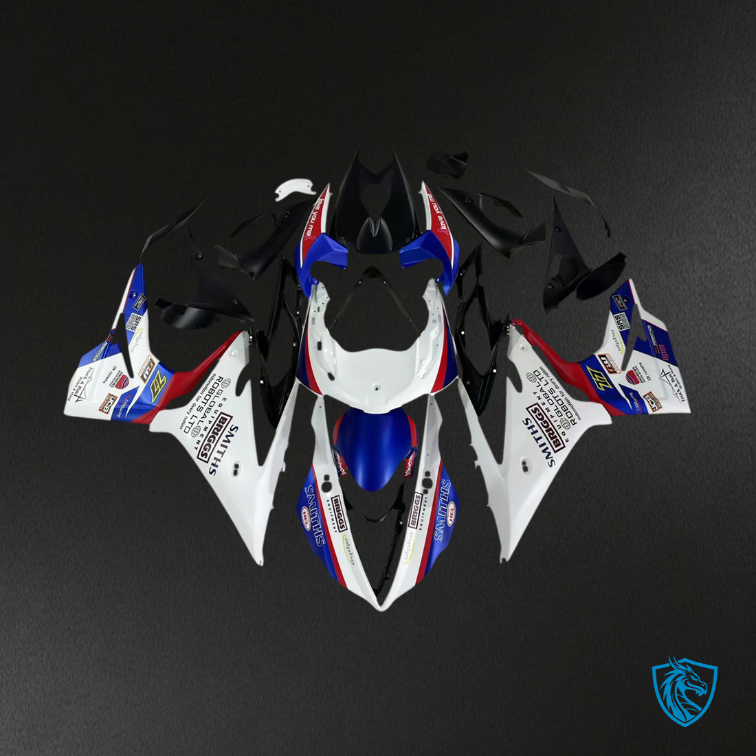 Triumph Daytona 675 (2013-2017) Red & Blue - Fairing Kit