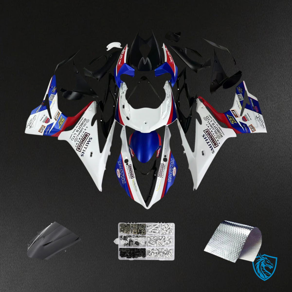 Triumph Daytona 675 (2013-2017) Red & Blue - Fairing Kit