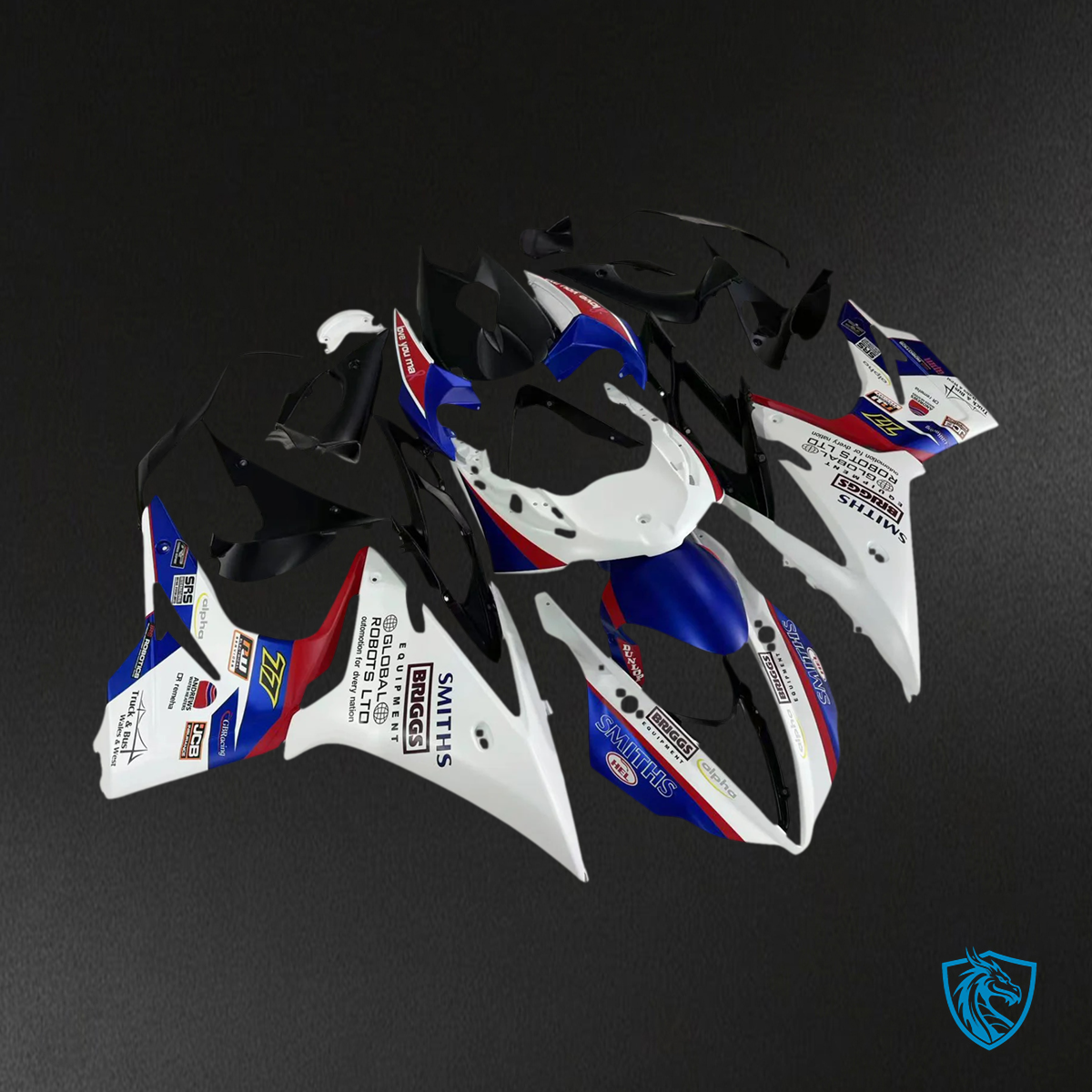 Triumph Daytona 675 (2013-2017) Red & Blue - Fairing Kit