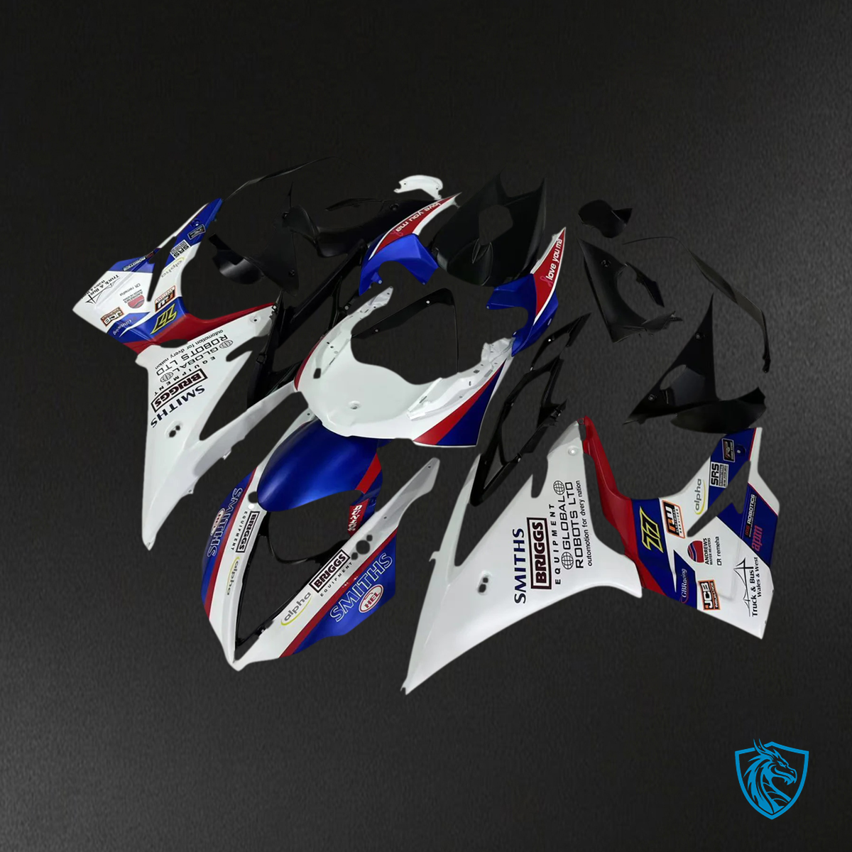 Triumph Daytona 675 (2013-2017) Red & Blue - Fairing Kit