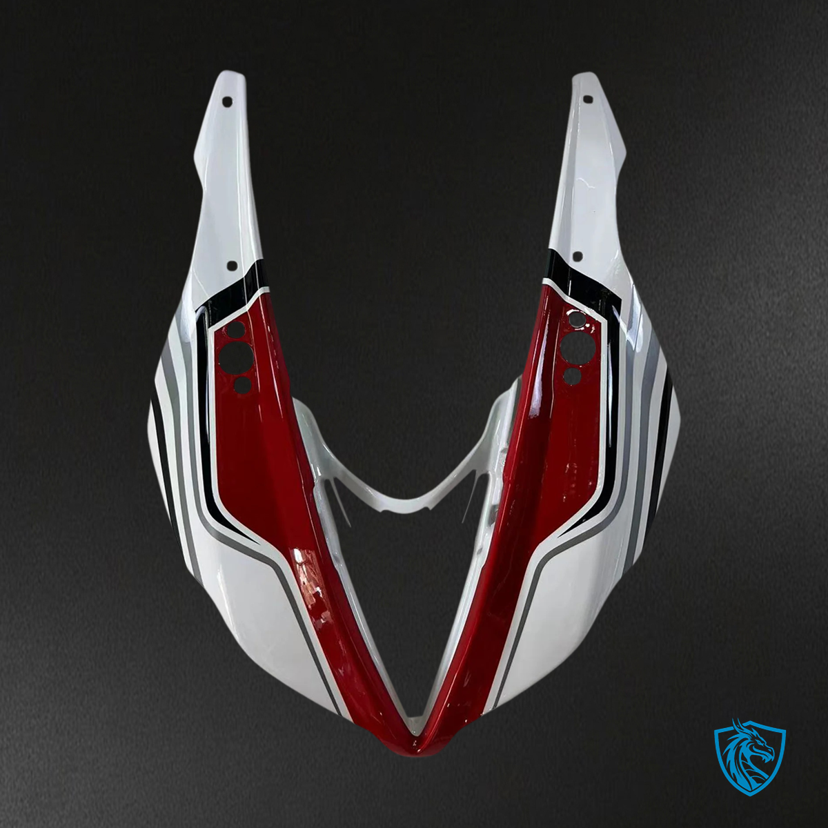Triumph Daytona 675 (2013-2017) Red & White Style2 - Fairing Kit