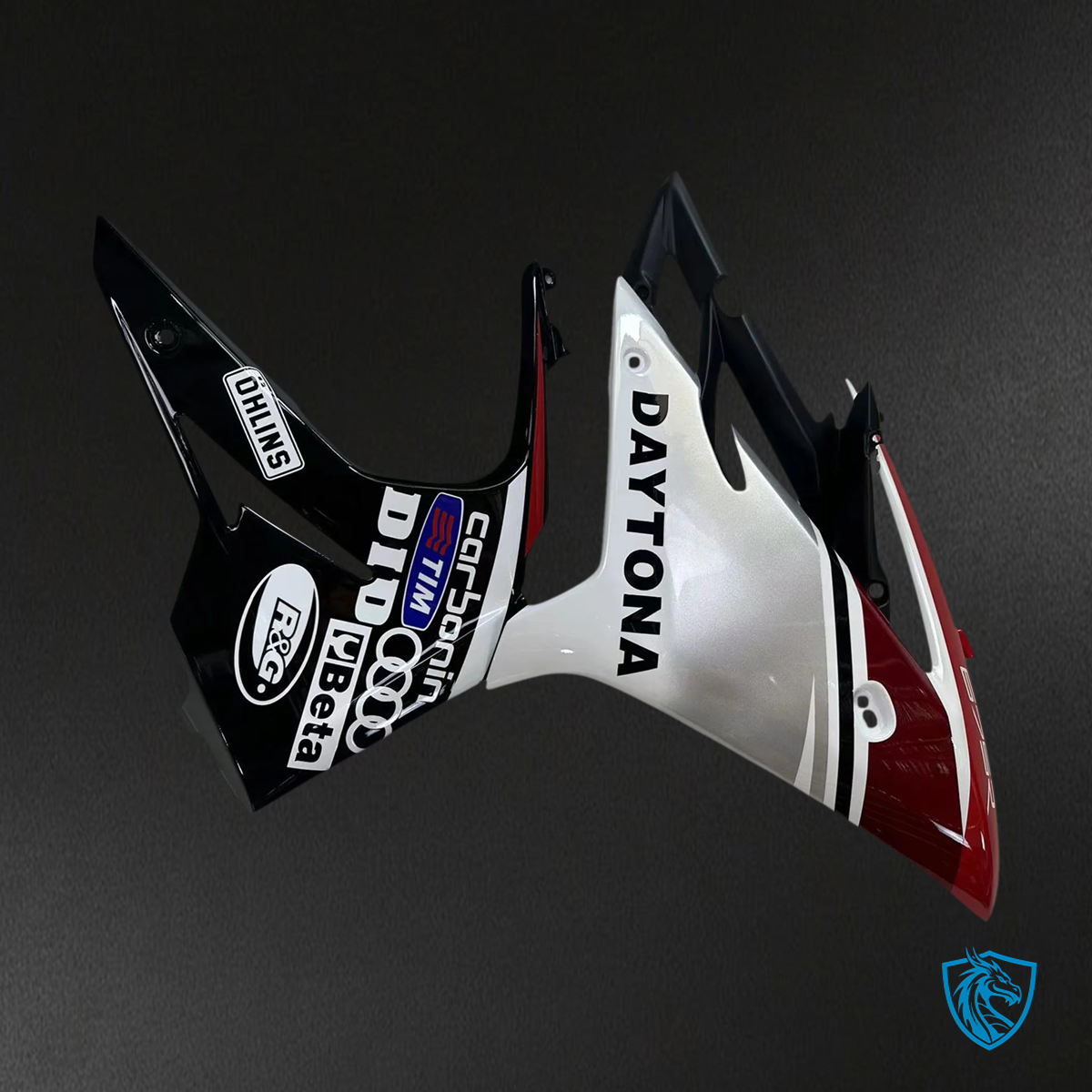 Triumph Daytona 675 (2013-2017) Red & White Style2 - Fairing Kit