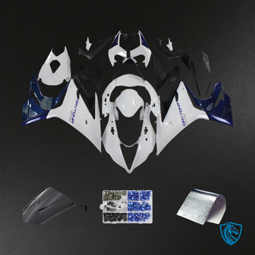 Triumph Daytona 675 (2013-2017) White With Blue - Fairing Kit