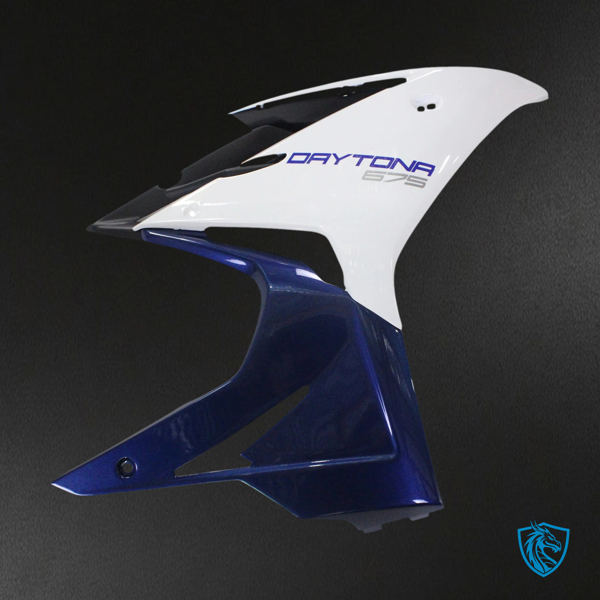 Triumph Daytona 675 (2013-2017) White With Blue - Fairing Kit