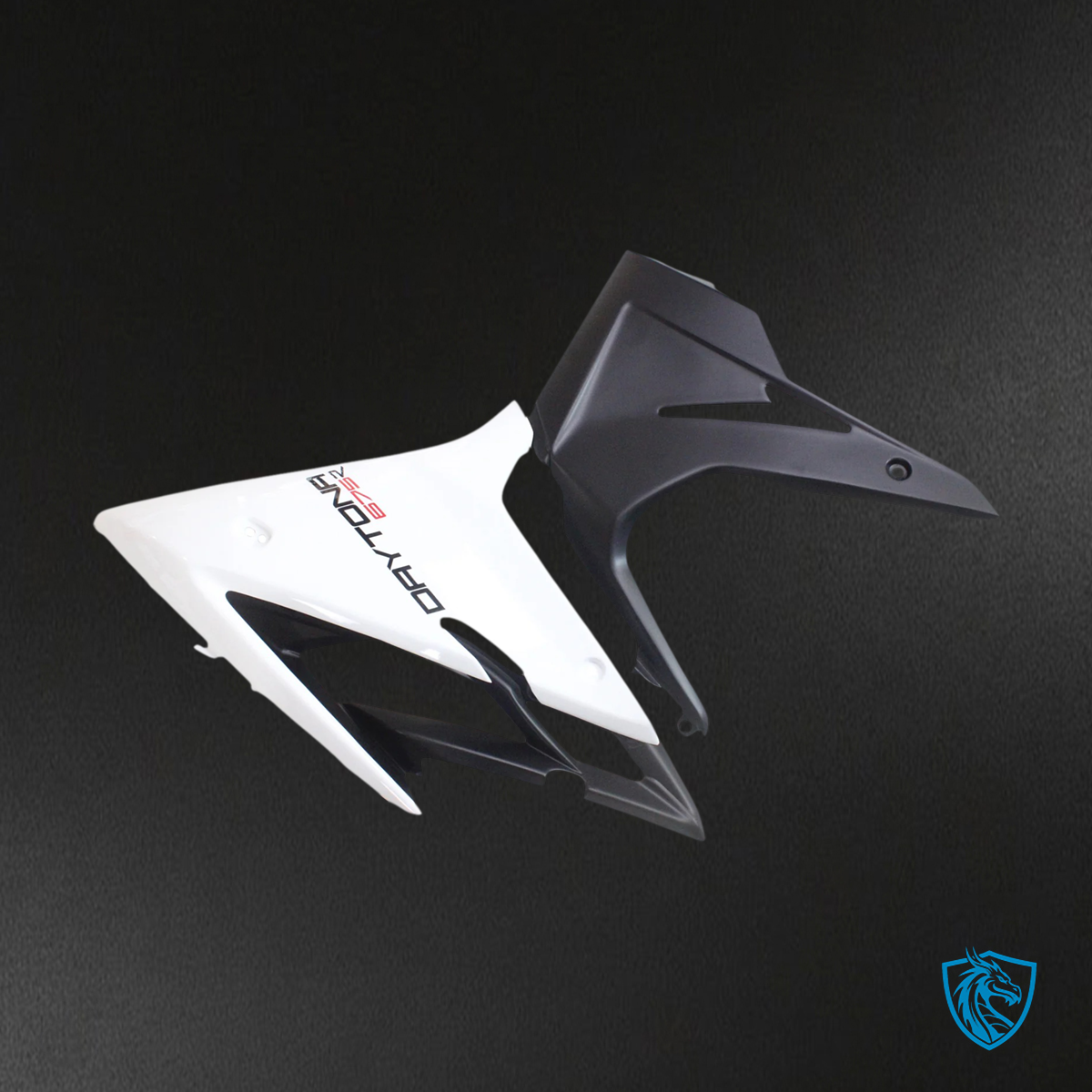 Triumph Daytona 675 (2013-2017) White & Black - Fairing Kit