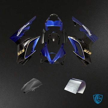 Triumph Daytona 675 (2009-2012) Blue & Black Style 1 - Fairing Kit