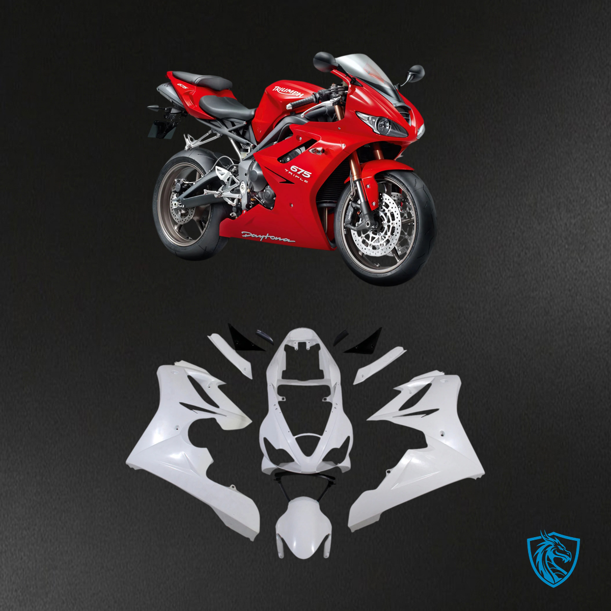 Triumph Daytona 675 (2006-2008) Collection - Fairing kit