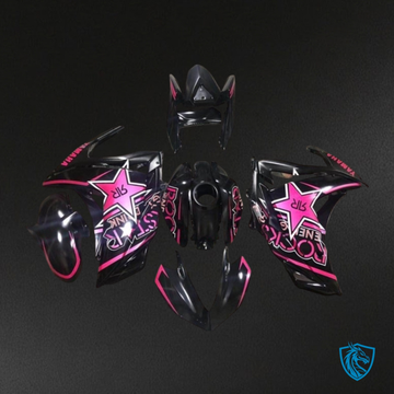Yamaha YZF R3R25 (2015-2018) Black & Pink Fairings Kit - Aftermarket ABS Bodywork