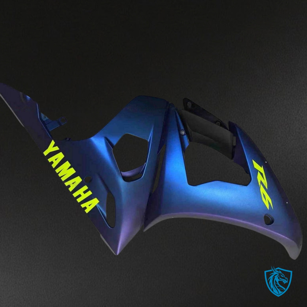 Yamaha YZF R6 (2003-2004) Chameleon Blue & Yellow Logo - MERGEment Motorcycle Fairings Kit