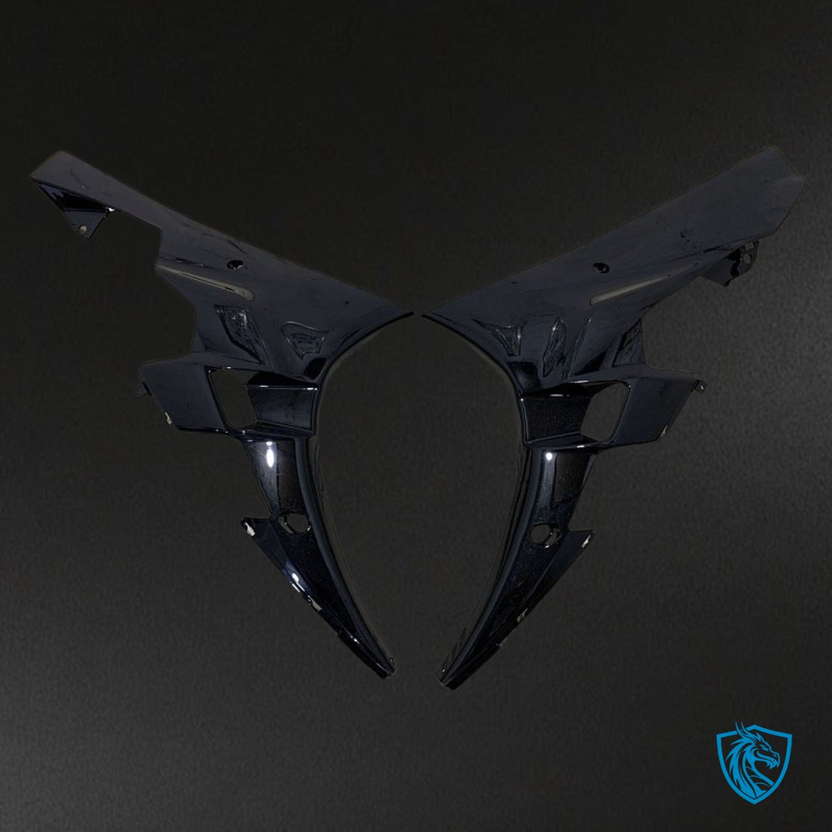 Yamaha YZF R6 (2006-2007) Black & Gray Carbon Fiber Fairings Kit | ABS Bodywork