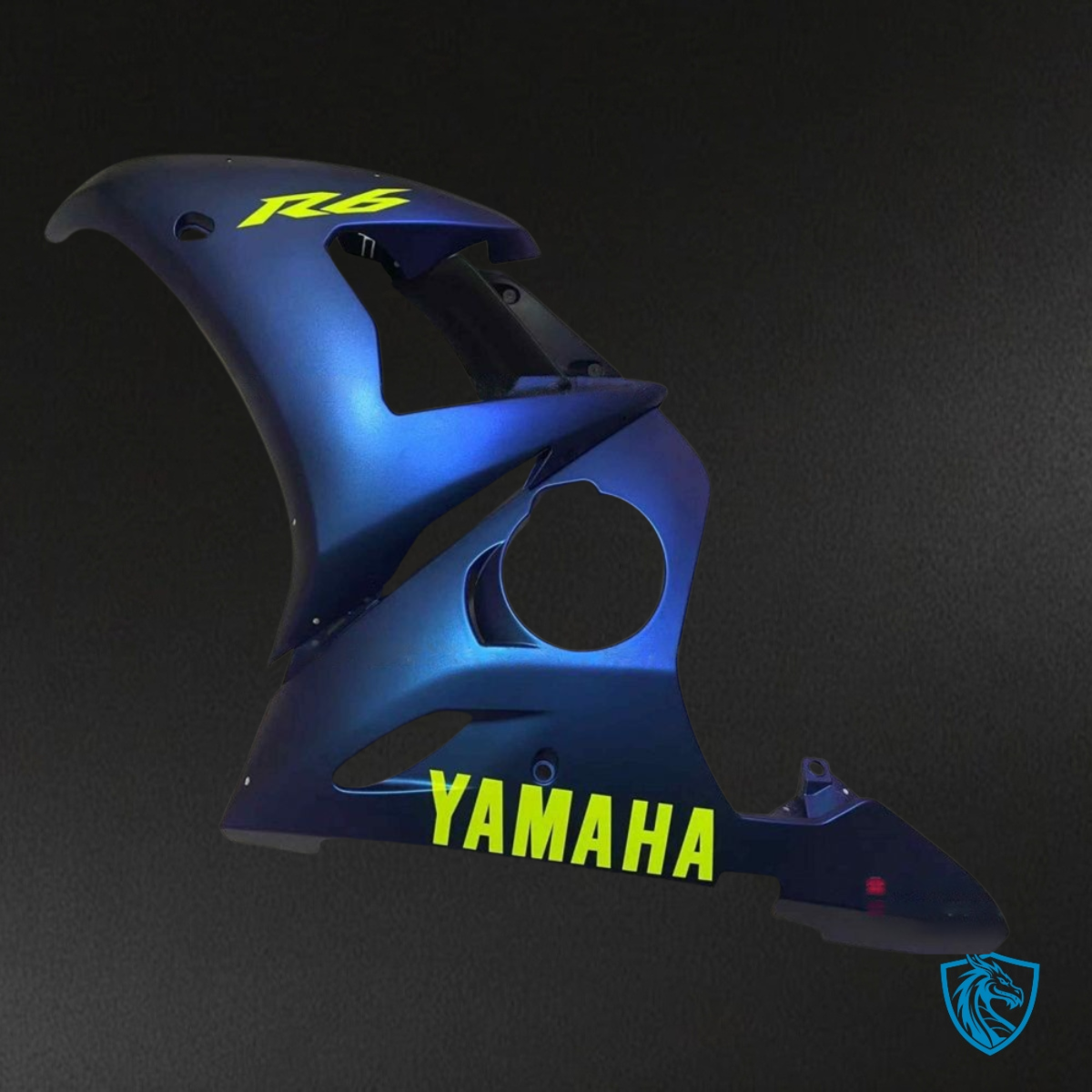 Yamaha YZF R6 (2003-2004) Chameleon Blue & Yellow Logo - MERGEment Motorcycle Fairings Kit