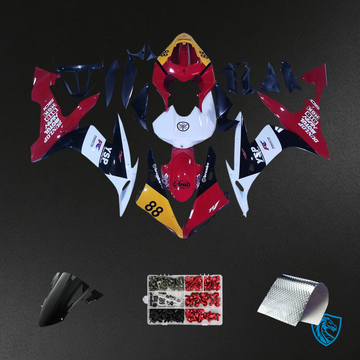 Yamaha YZF 1000 R1 (2004-2006) Red & White -  Custom ABS Fairing Set
