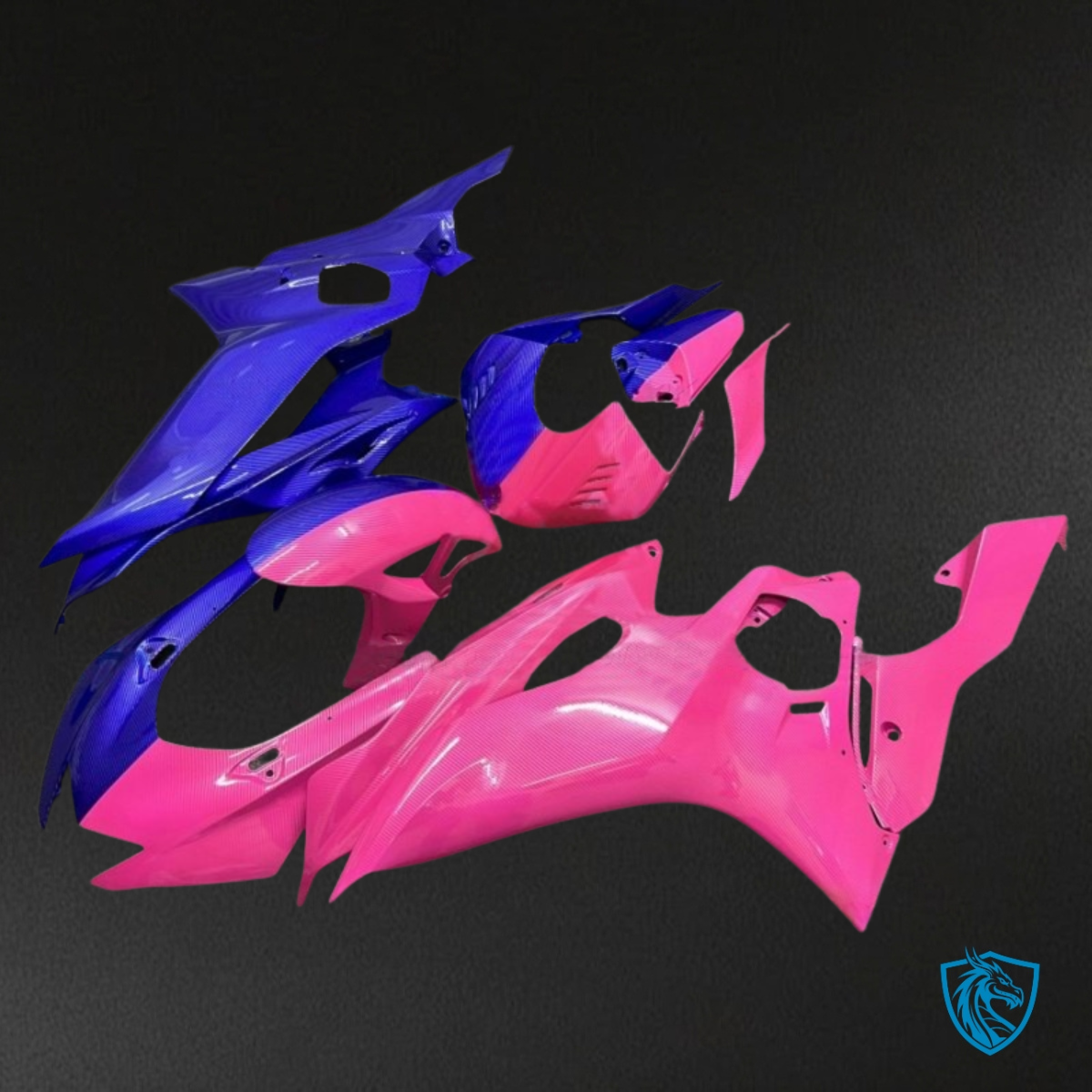 Yamaha YZF R6 (2017-2019) Blue & Pink Fairing Kit | ABS Bodywork