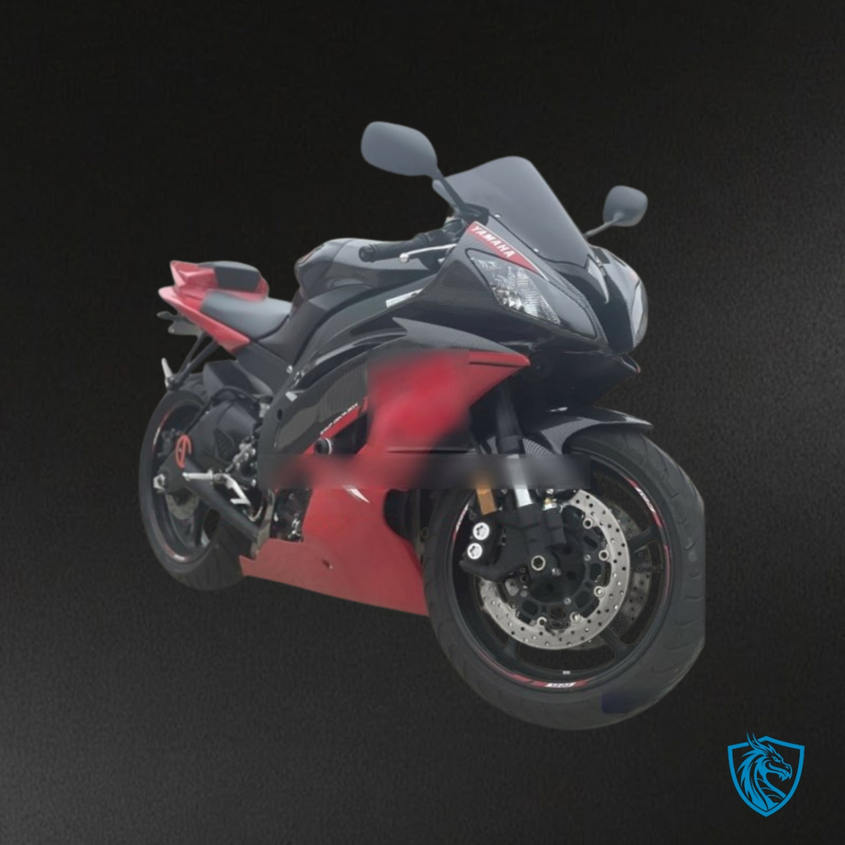 Yamaha YZF R6 (2008-2016) Black & Red Plastic Kit Fairing Kit | ABS Bodywork