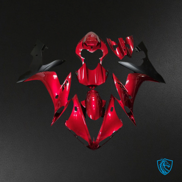 Yamaha R1 (2004-2006) Candy Red & Black Motorcycle Fairing Kit | ABS Bodywork