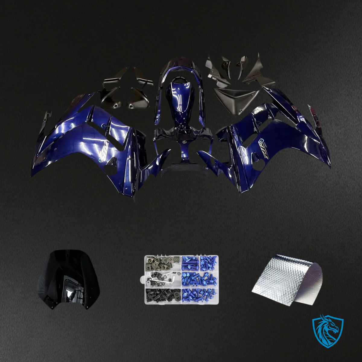 Yamaha FJR 1300 (2001-2006) Gloss Blue Fairing Kit - Aftermarket ABS Bodywork