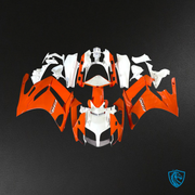 Orange & White