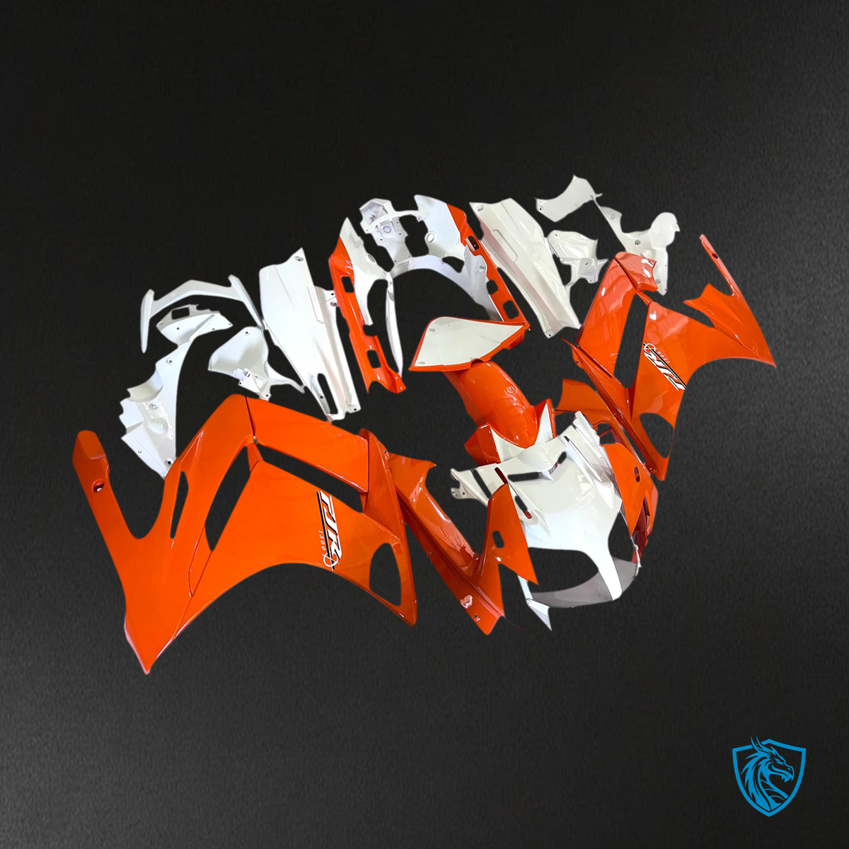 Yamaha FJR 1300 (2001-2006) Orange & White Fairing Kit | ABS Bodywork
