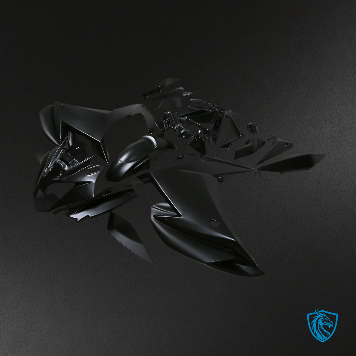 Yamaha FZ6R (2009-2015) Matt Black Fairing Kit - Aftermarket ABS Bodywork