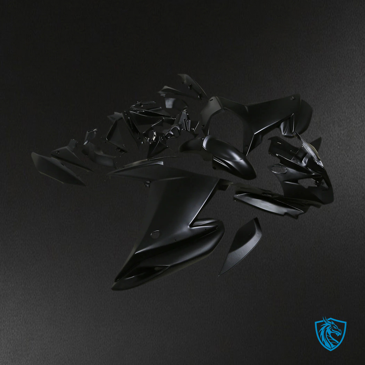 Yamaha FZ6R (2009-2015) Matt Black Fairing Kit - Aftermarket ABS Bodywork