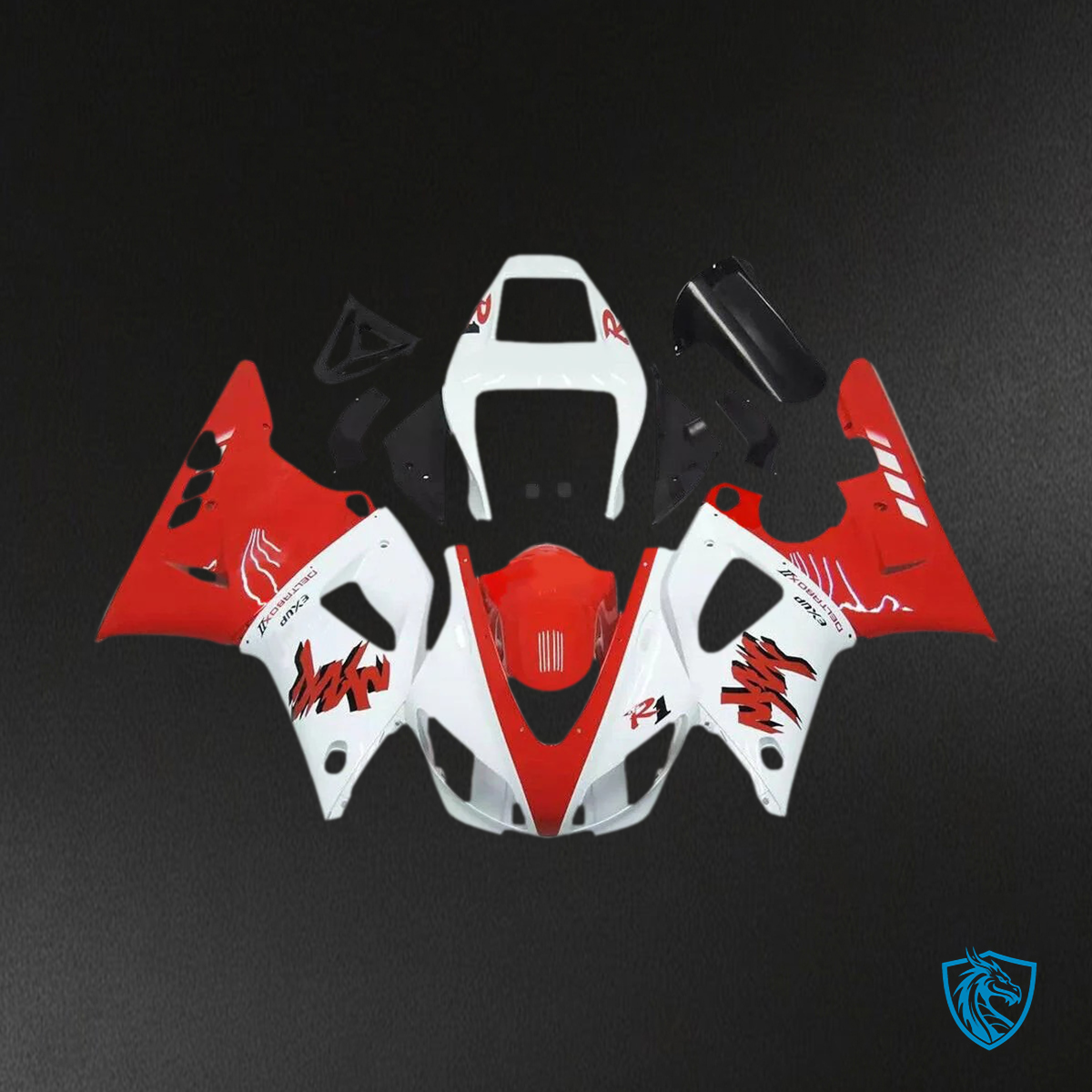 Yamaha R1 (1998-1999) Red & White - Fairing Kit