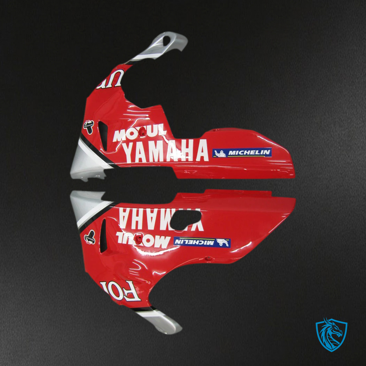 Yamaha R1 (2000-2001) Red & Sliver - Fairing Kit