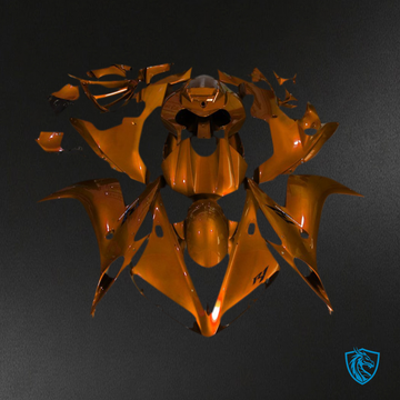 Yamaha R1 (2004-2006) Dark Orange Motorcycle Fairing Kit | ABS Bodywork