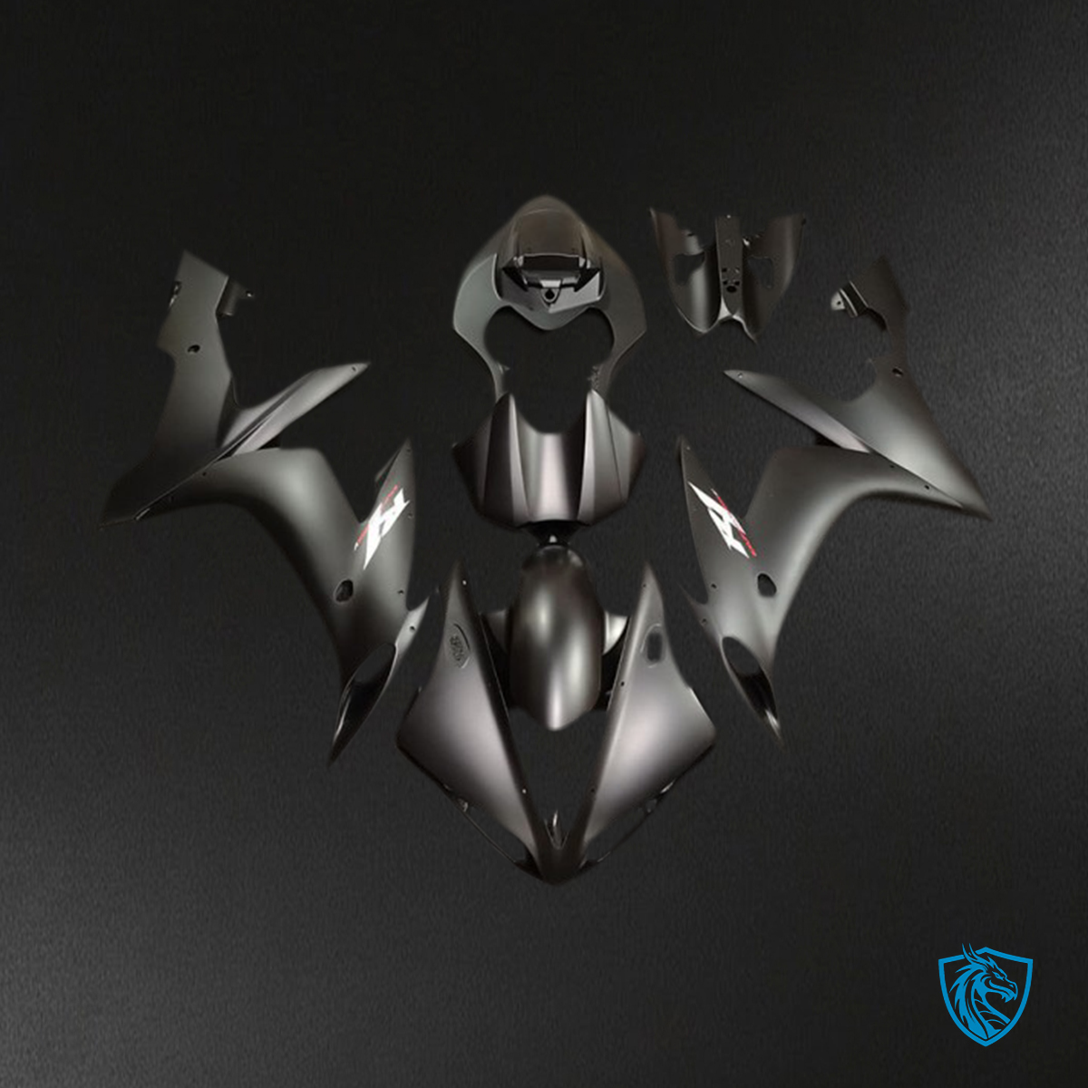 Yamaha R1 (2004-2006) Full matt Black - MERGEment Motorcycle Fairings Kit