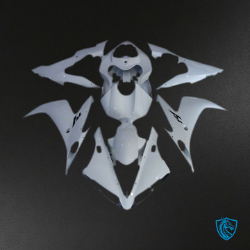 Yamaha R1 (2004-2006) Glossy White Motorcycle Fairing Kit | ABS Bodywork
