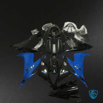 Yamaha R1 (2004-2006) Matt Black & Blue Motorcycle - Custom ABS Fairing Kit